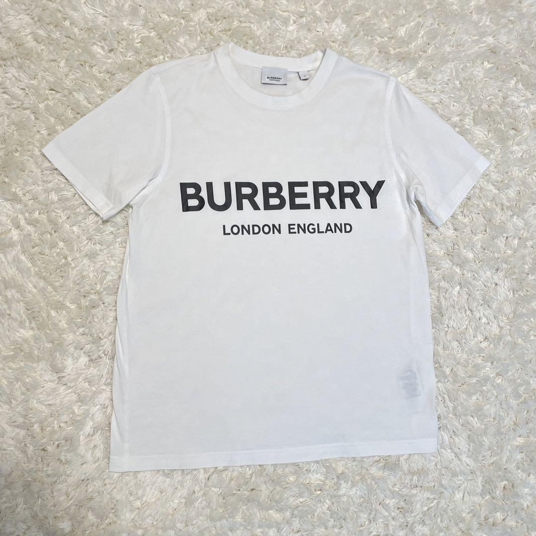 【美品】BURBERRY バーバリー ロゴ Tシャツ　M