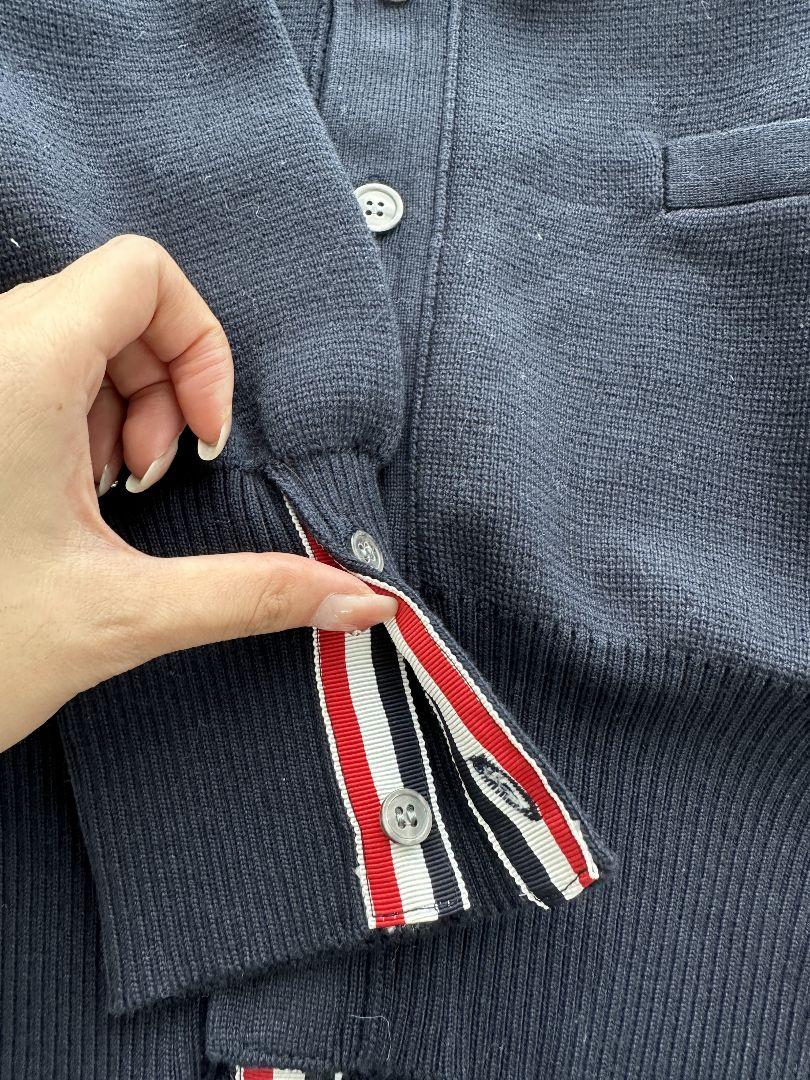 THOM BROWNE/トムブラウン4bar カシミヤ カーディガン セーター