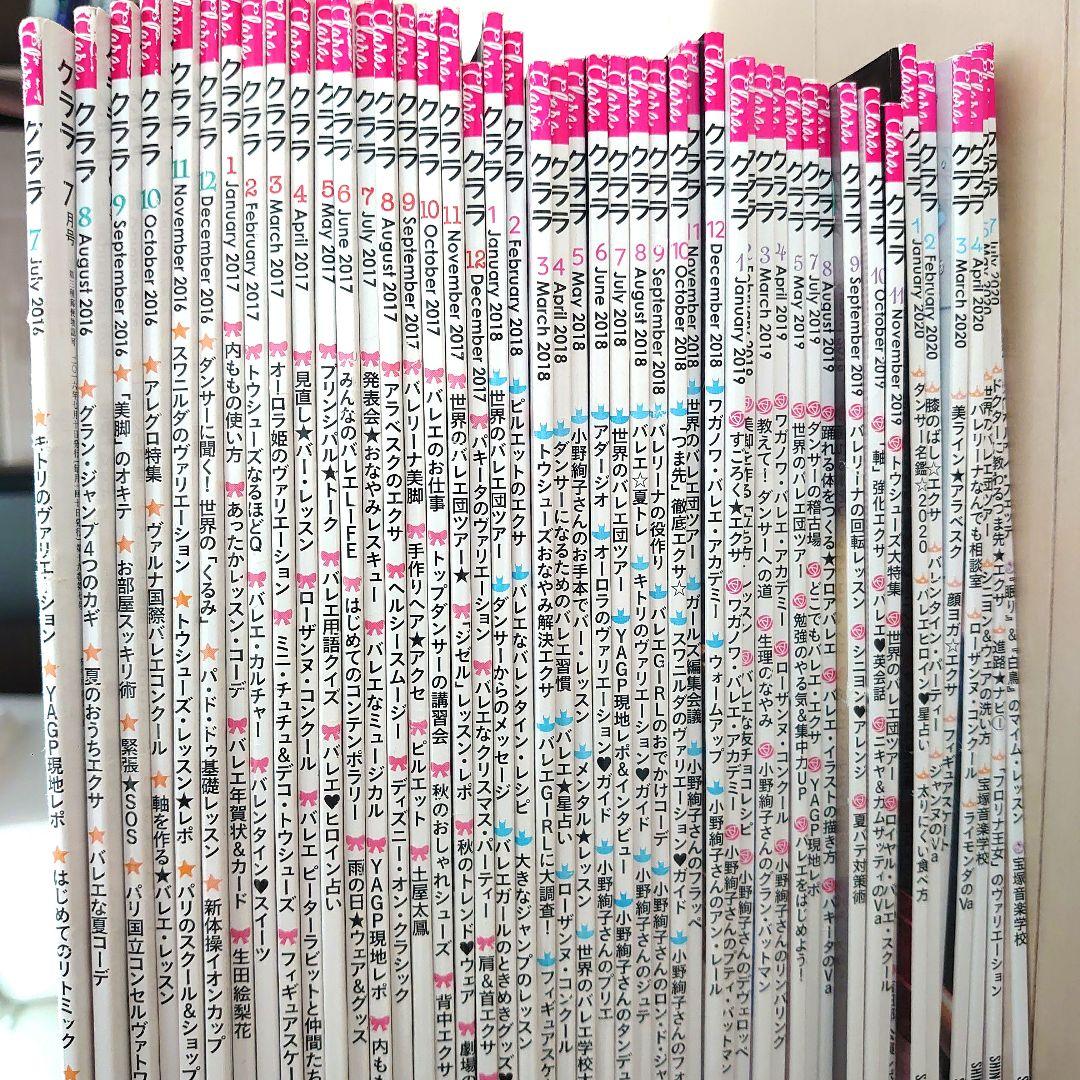 バレエ雑誌 クララ 48 冊セット！