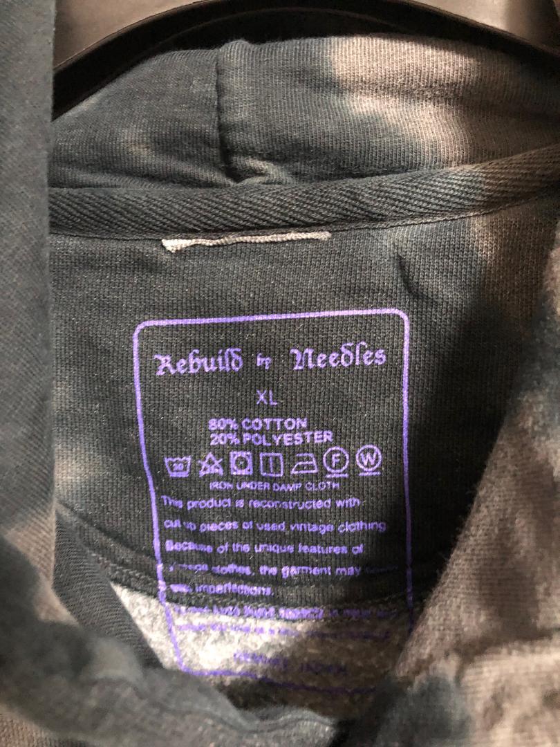 新品 NEEDLES 24AW 5 Cuts 再構築 スウェット パーカー