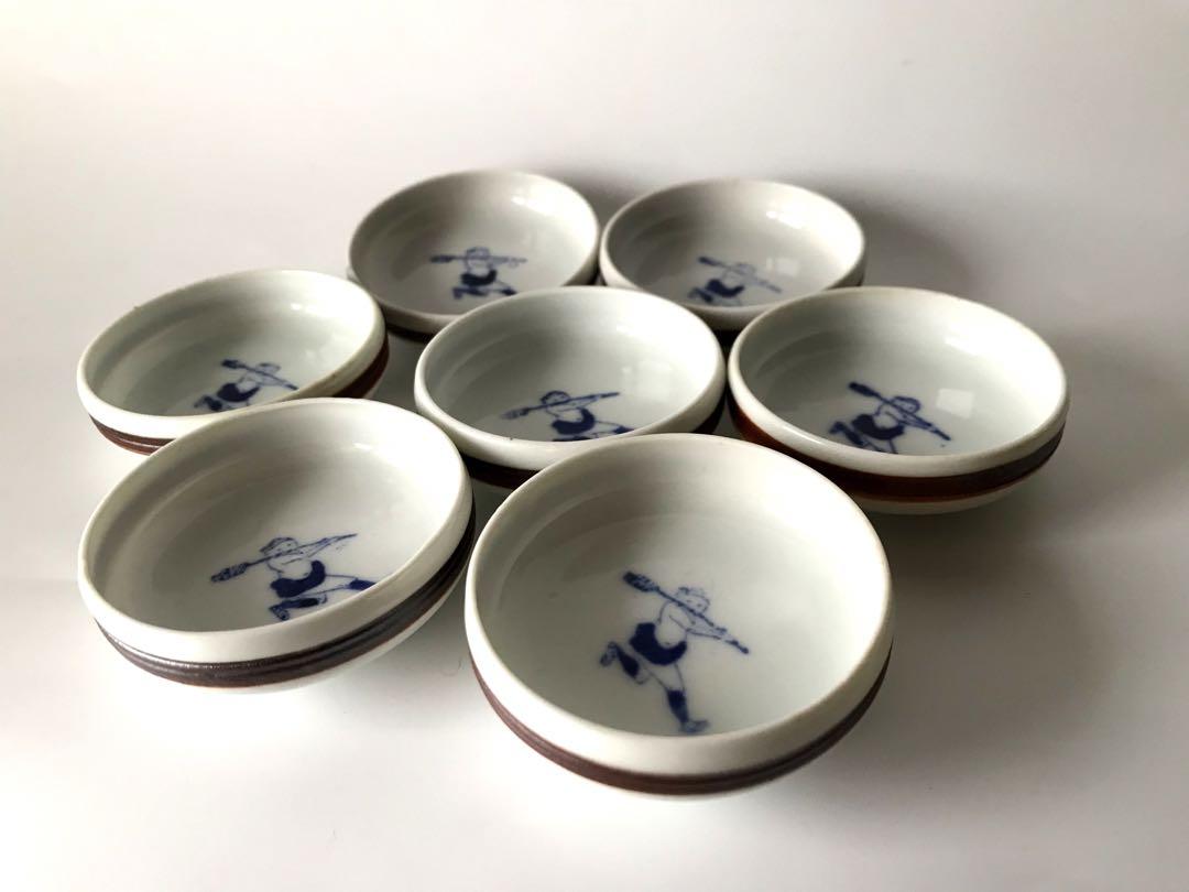 時代物 小皿 豆皿 醤油皿 7枚