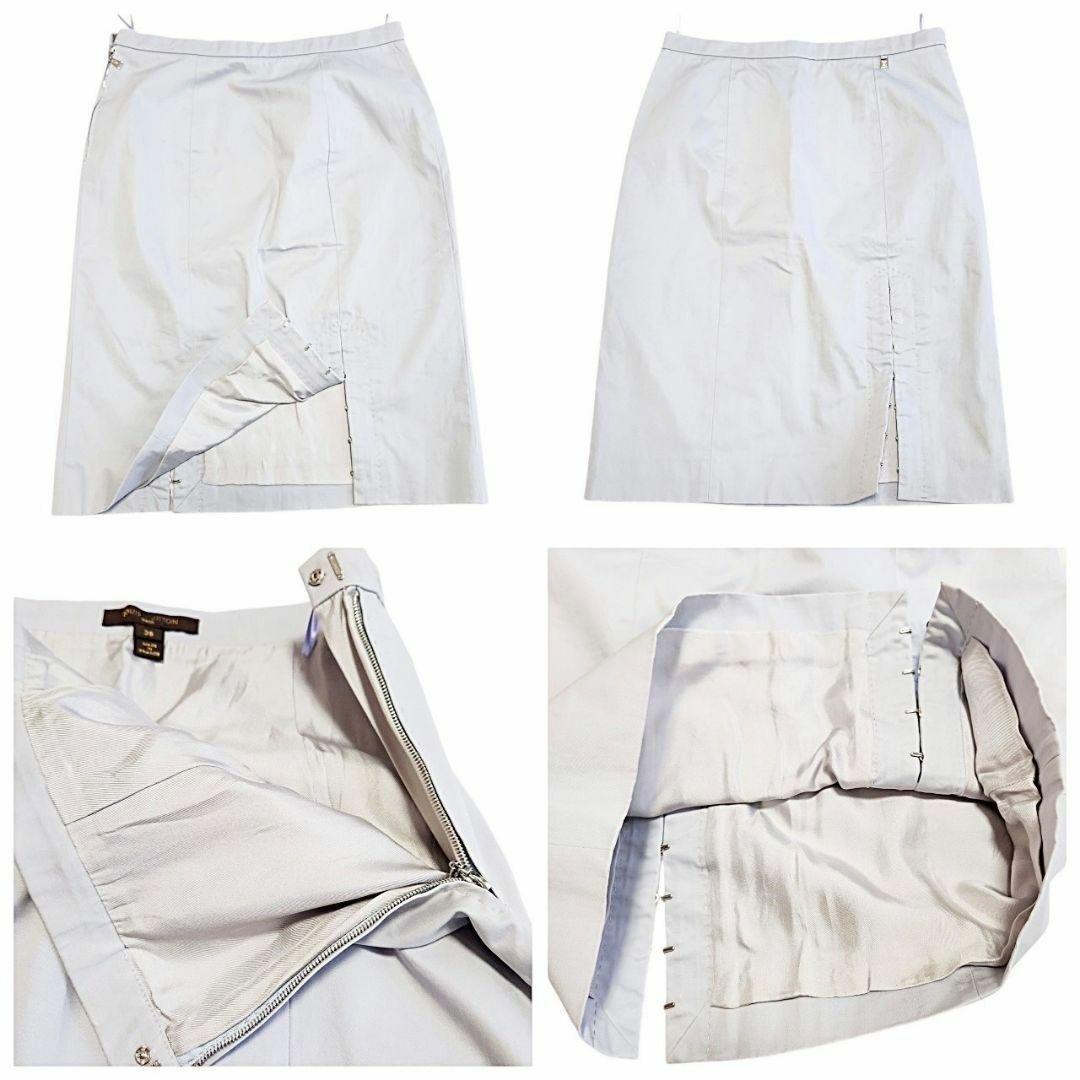 ルイヴィトン スカートセットアップ S～M 銀ボタン アンコンジャケット 良品