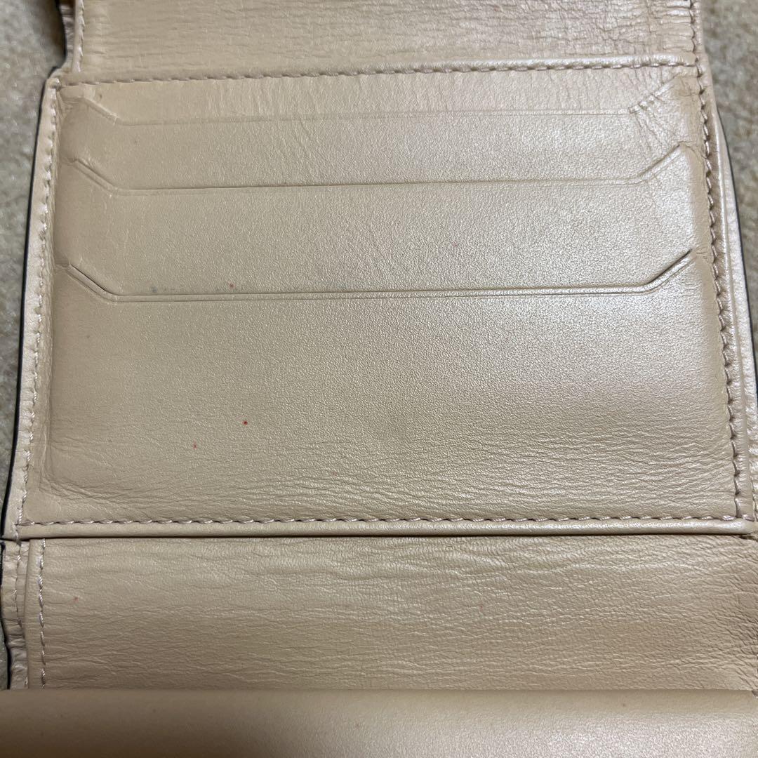 値下 J&M DAVIDSON レザー スタッズ 三つ折り財布 黒 紺