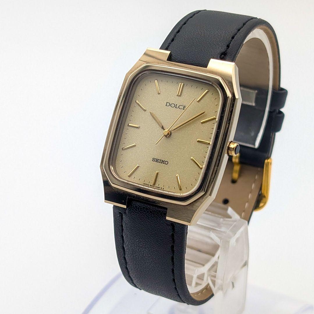 【稼働】SEIKO DOLCEドルチェ 腕時計 8N41-5140 ヴィンテージ