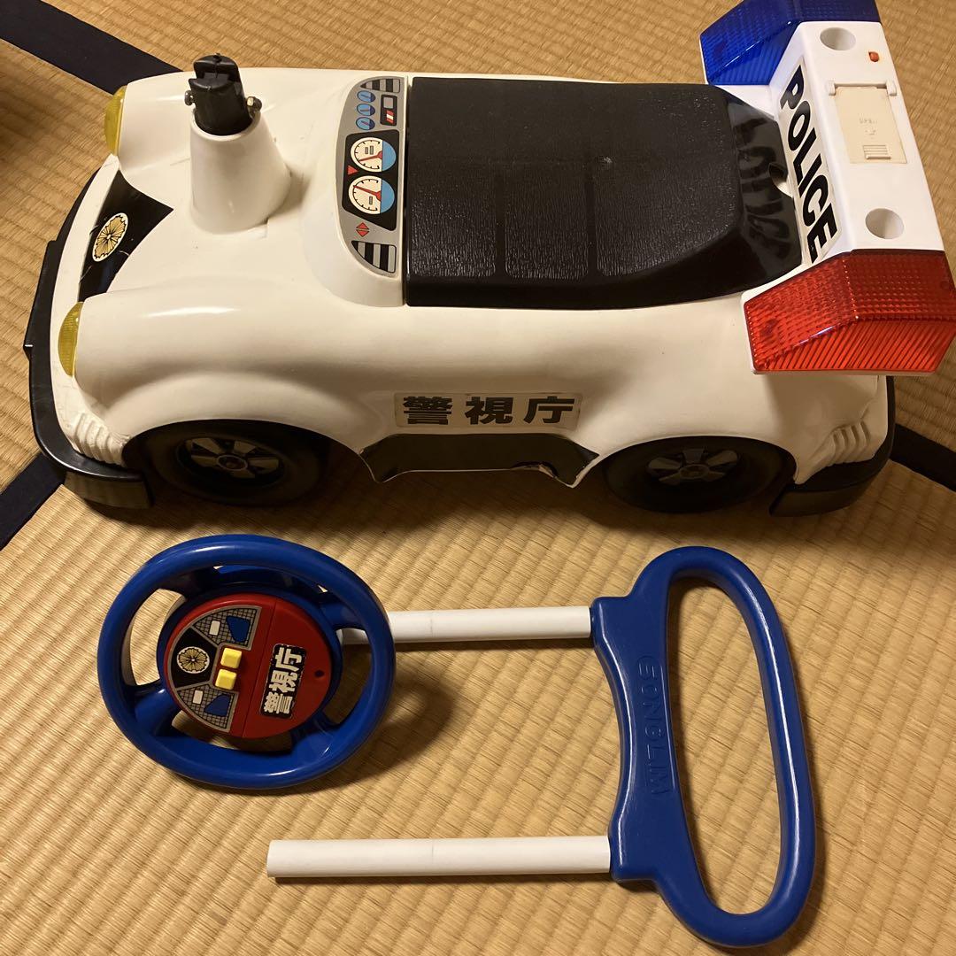 レトロ品　パトカーポルポル　子ども乗り物