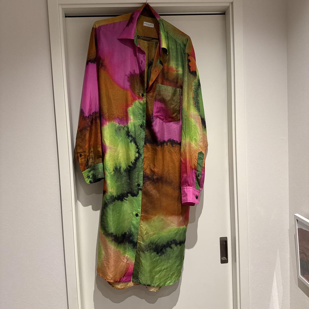 DRIES VAN NOTEN タイダイシャツワンピース XSワンピース