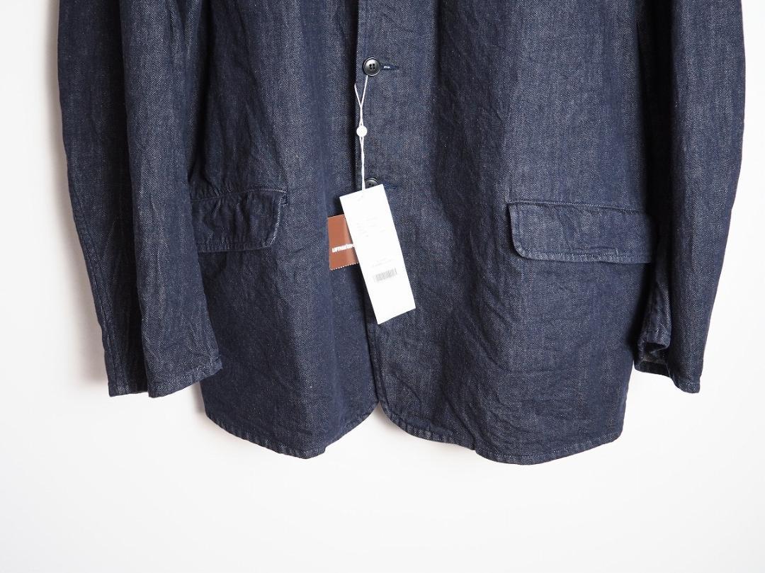新品 正規 25SS COMOLI ネイビー デニム ジャケット 509P▲