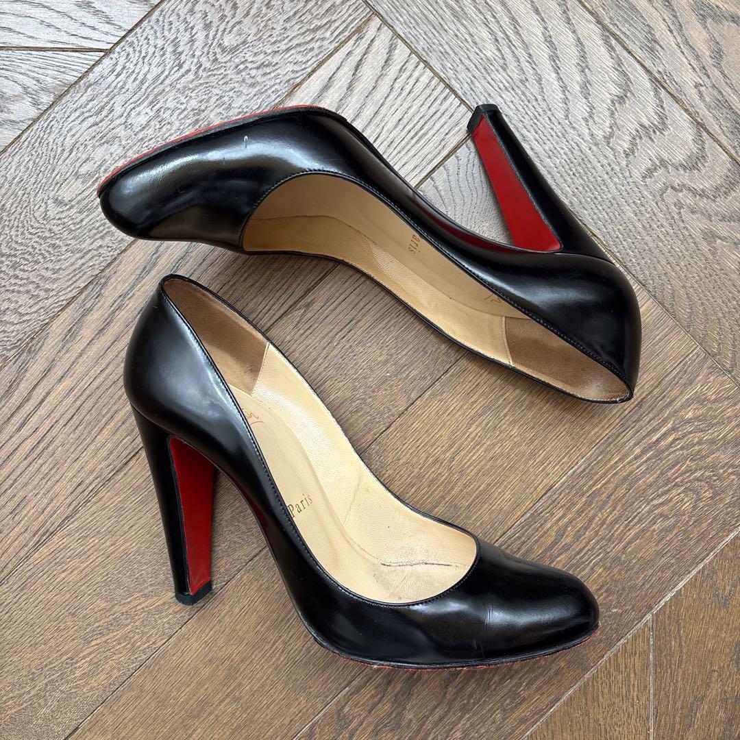 ルブタン louboutin ブラック パンプス ୨୧ ୨୧