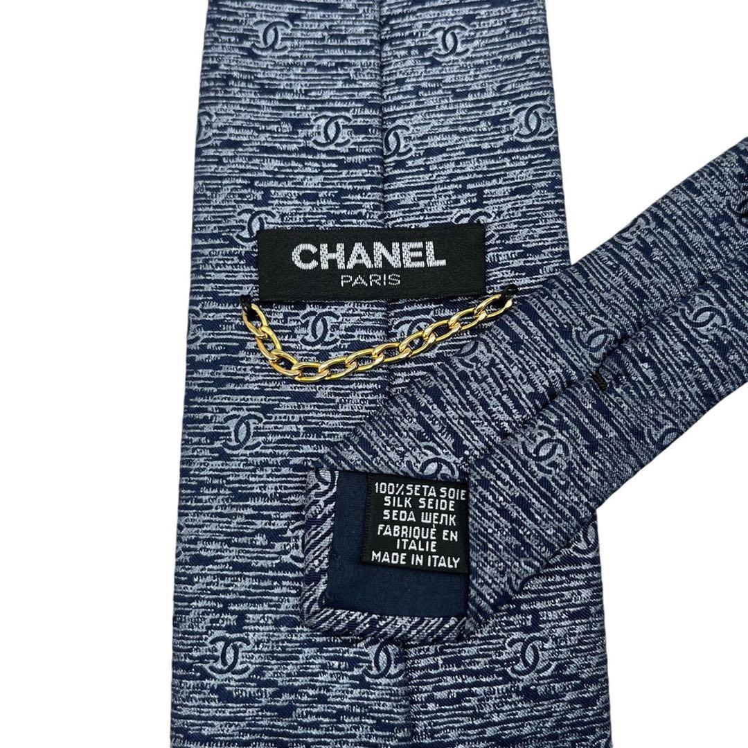 ✨高級感✨CHANEL シャネル　ネクタイ　ココマーク　ハイグレード