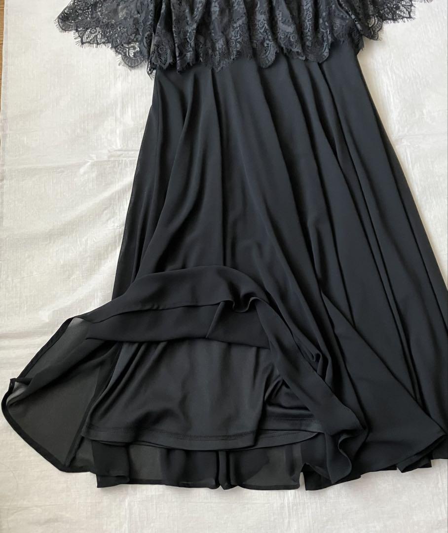 【美品】a.v.v アーヴェヴェ　パーティードレス　結婚式　黒　Mサイズ 美品】a.v.v アーヴェヴェ パーティードレス 結婚式 黒 Mサイズ