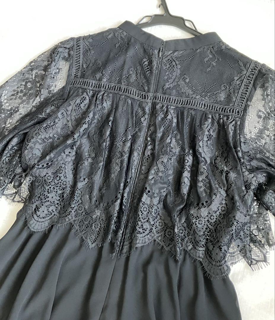 【美品】a.v.v アーヴェヴェ　パーティードレス　結婚式　黒　Mサイズ 美品】a.v.v アーヴェヴェ パーティードレス 結婚式 黒 Mサイズ