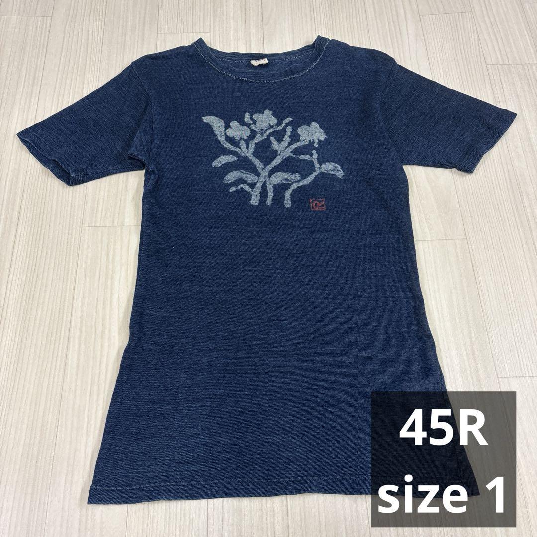 45R45年ものがたり四角Tシャツ 3枚セット（インディゴ）: WOMEN｜45R