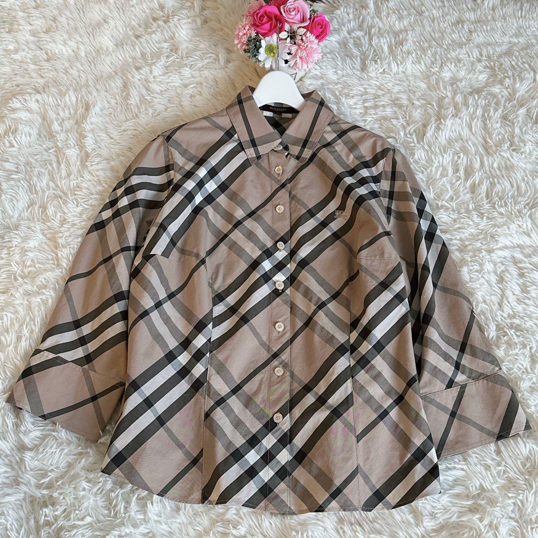 極美品 バーバリー シャツ メガチェック 長袖 大きいサイズ