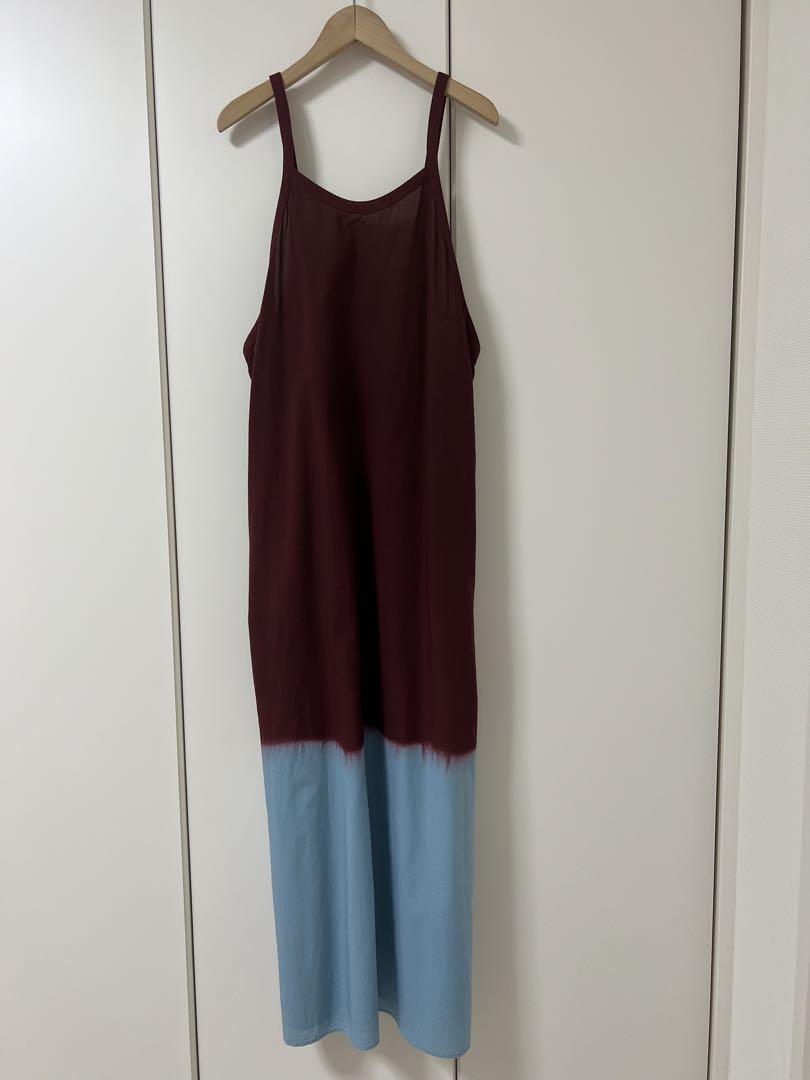 ＜6(ROKU)＞COTTON DOBBY DYE DRESS/ワンピース