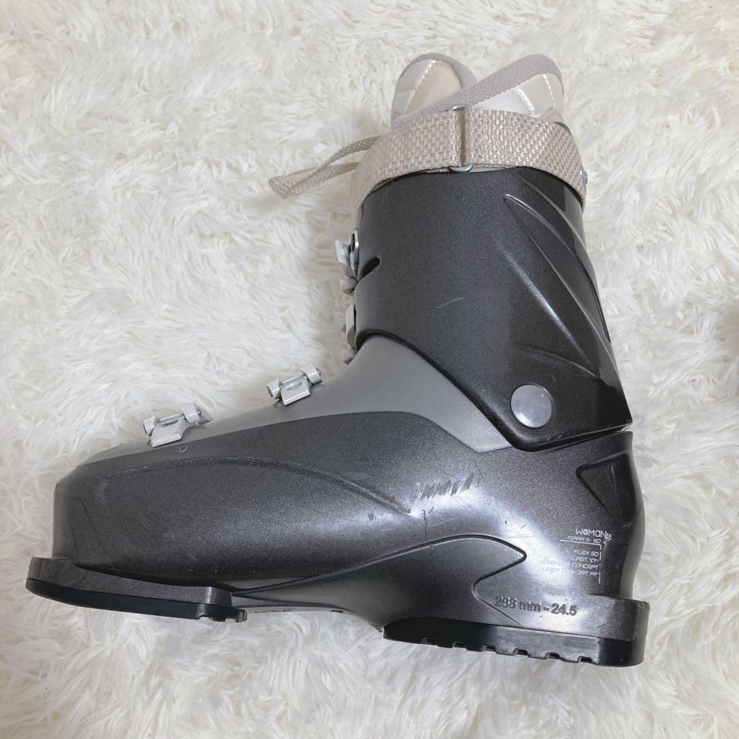 サロモン 女性用 スキー3点セット 板151 靴24.5cm サロモン 女性用 スキー3点セット 板151 靴24.5cm