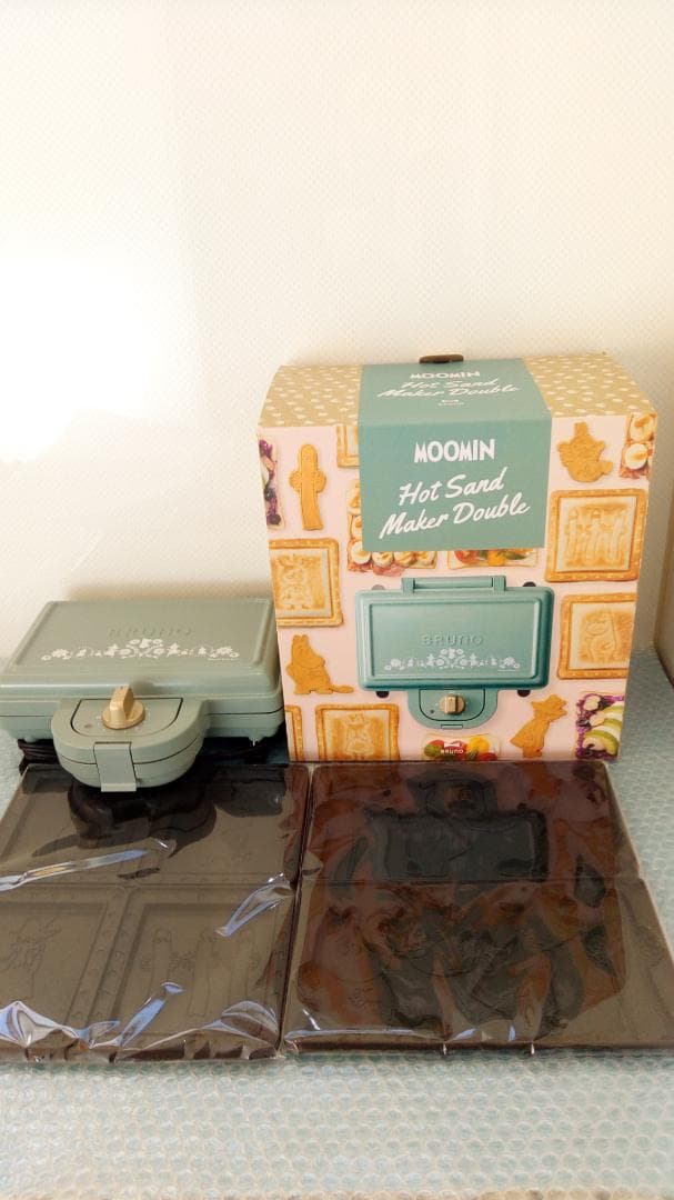 BRUNO ホットサンドメーカー ムーミン 電気 ワッフル プレート