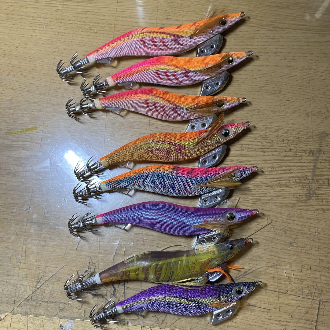 エギ王K３〜4号いろいろセット　ケース付き