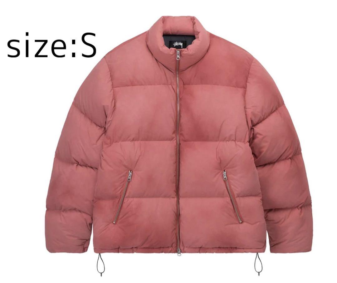 STUSSY ダウンジャケット RECYCLED NYLON DOWN ピンク