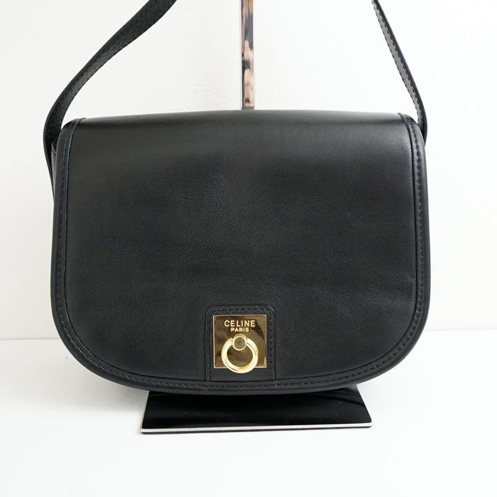 美品 オールド リングノブ n2xsD-m87198561921 CELINE レザーショルダーバッグ 通販最安値