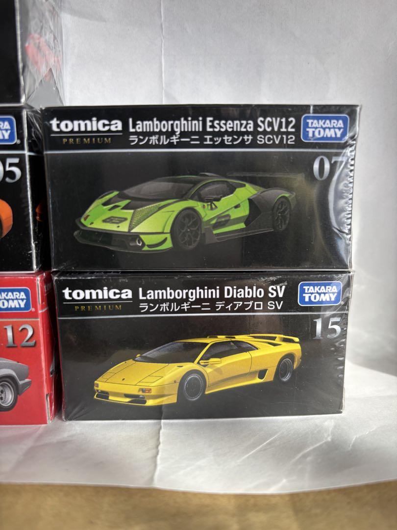 新品未開封 タカラトミー トミカプレミアム ランボルギーニ ミニカー 5台セット