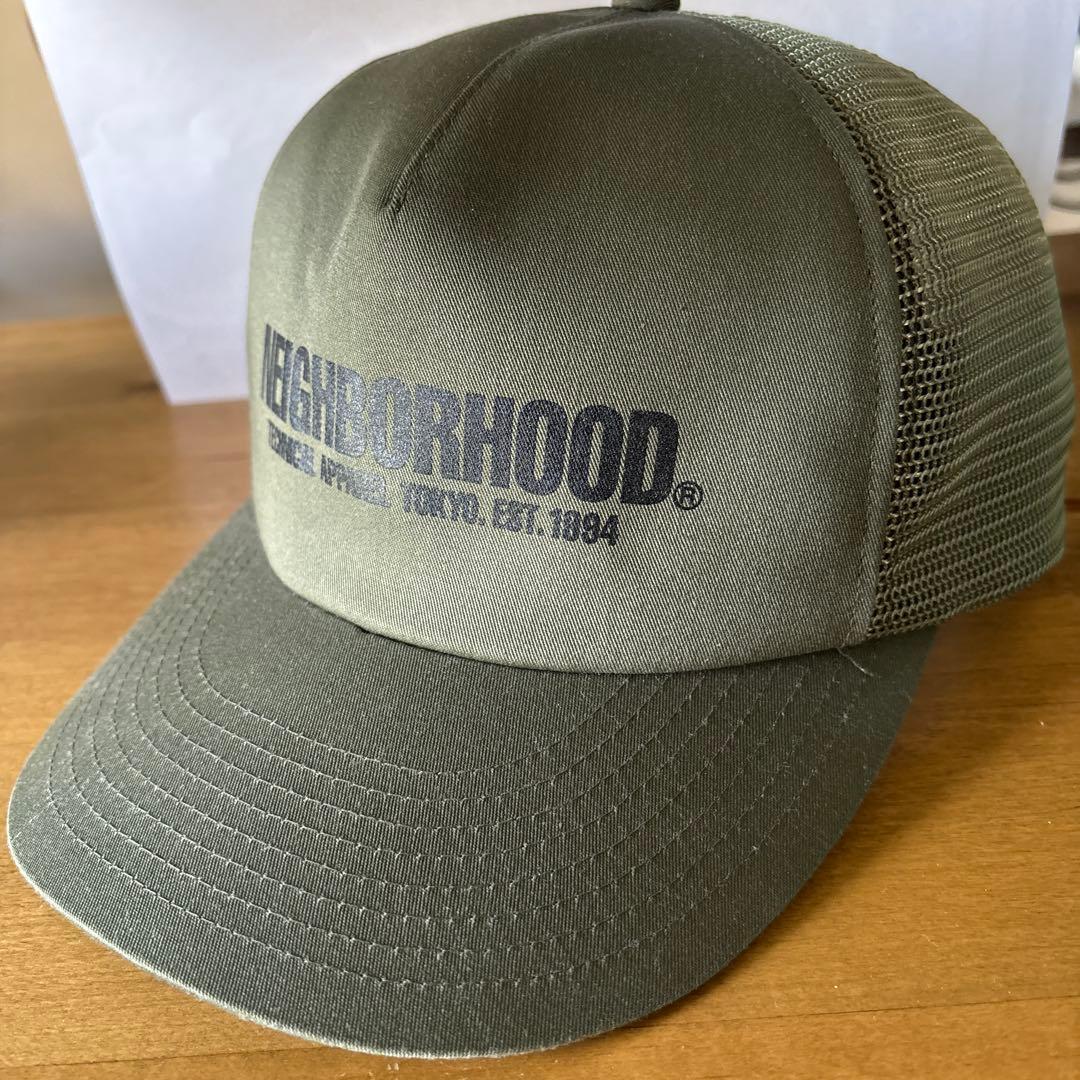 NEIGHBORHOOD メッシュキャップ カーキ