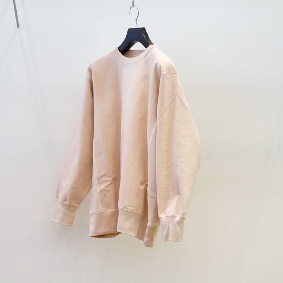 AURALEE 23AW Super Milled Sweat ライトピンク 4