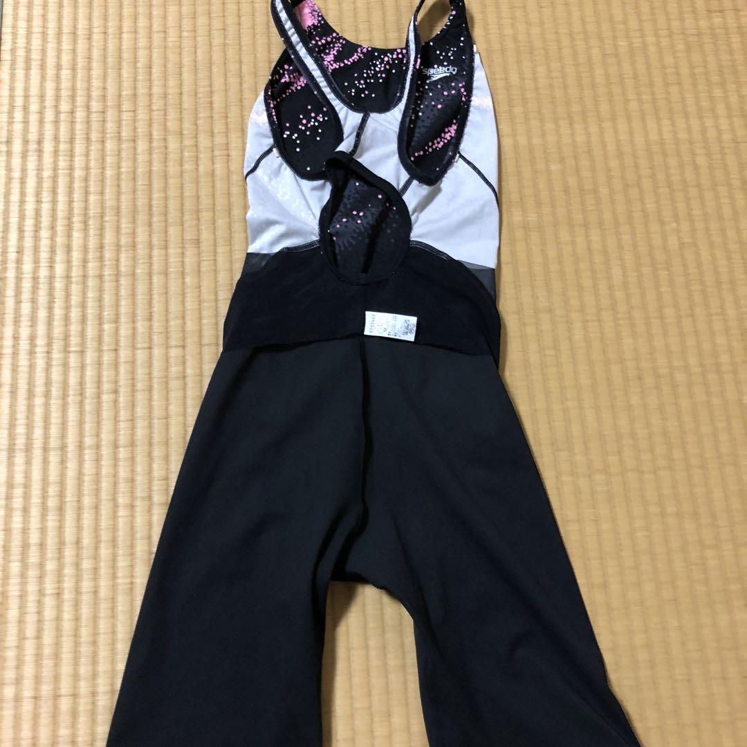 スピード競泳水着厚手シンプル流れる柄