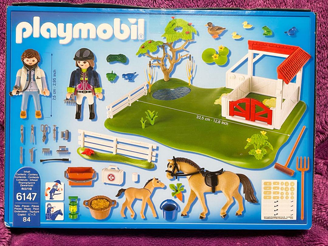 【プレイモービル】playmobil 6147馬パドック・6929シャワーセット プレイモービル】playmobil 6147馬パドック・6929シャワーセット