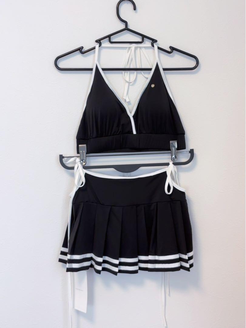 andmary アンドマリー Coco pleats swimwear ブラック - メルカリ