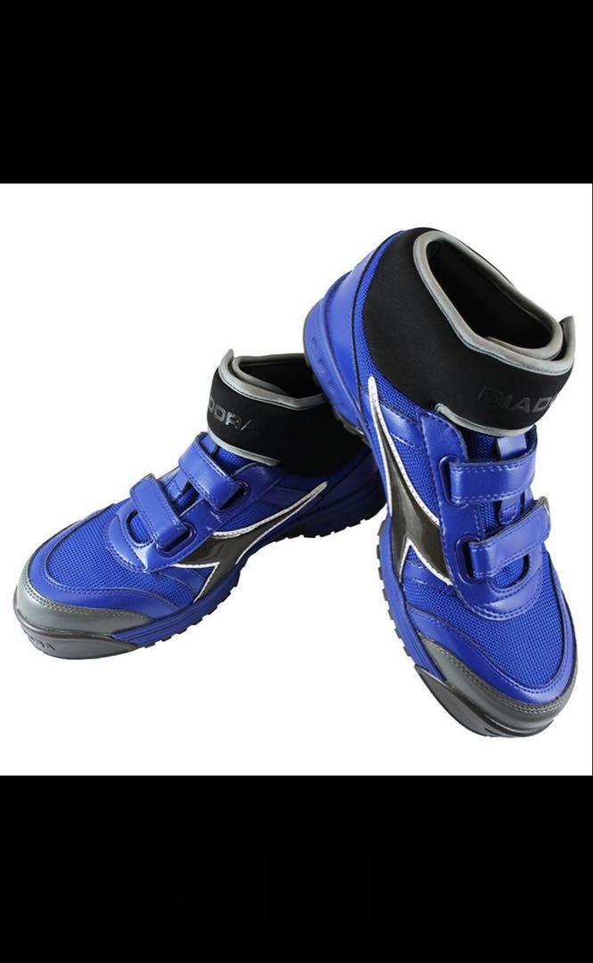 DIADORA ハイカットシューズ 青25.5cm安全靴