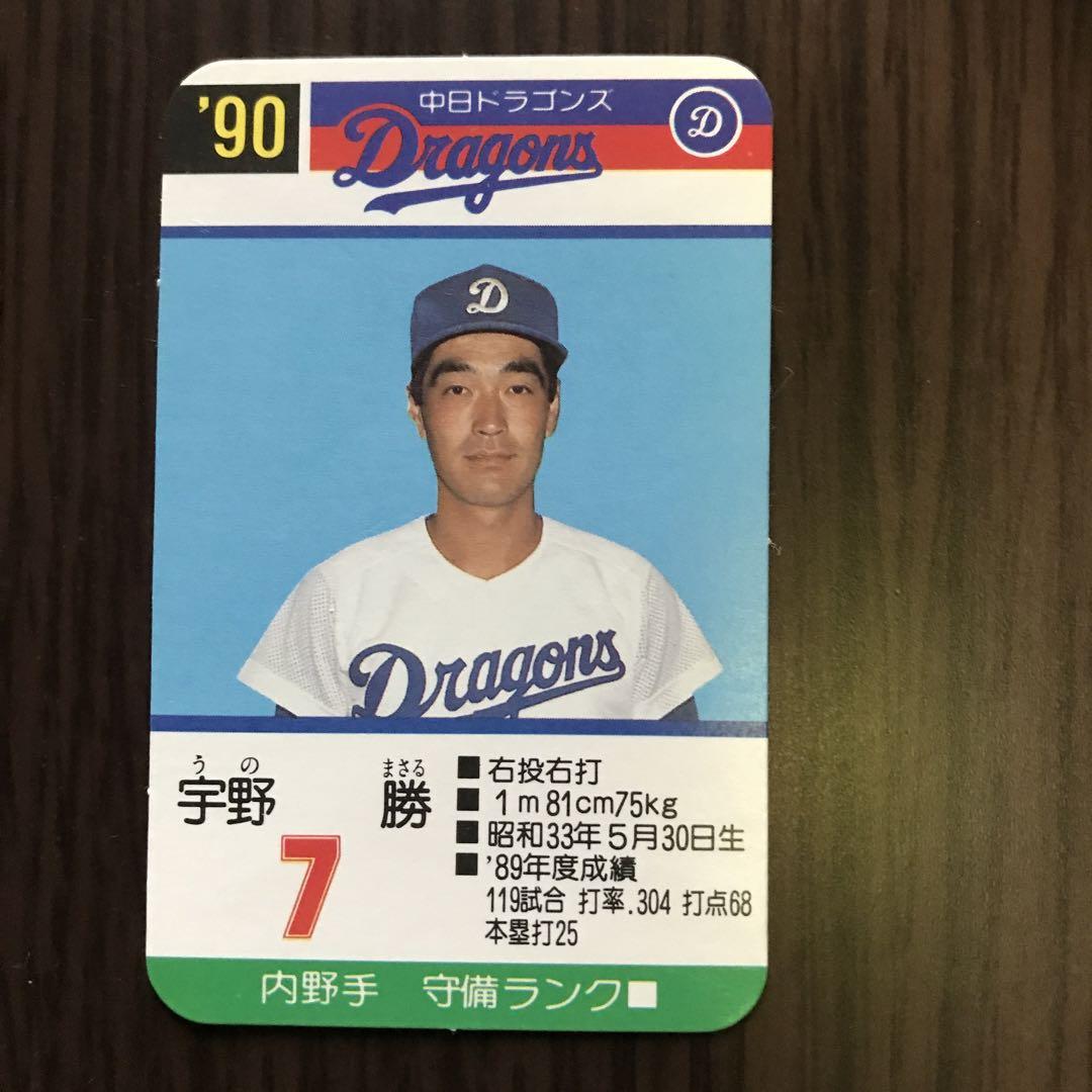 カルビー1984 プロ野球チップス No.543 宇野勝 : かーど屋本店