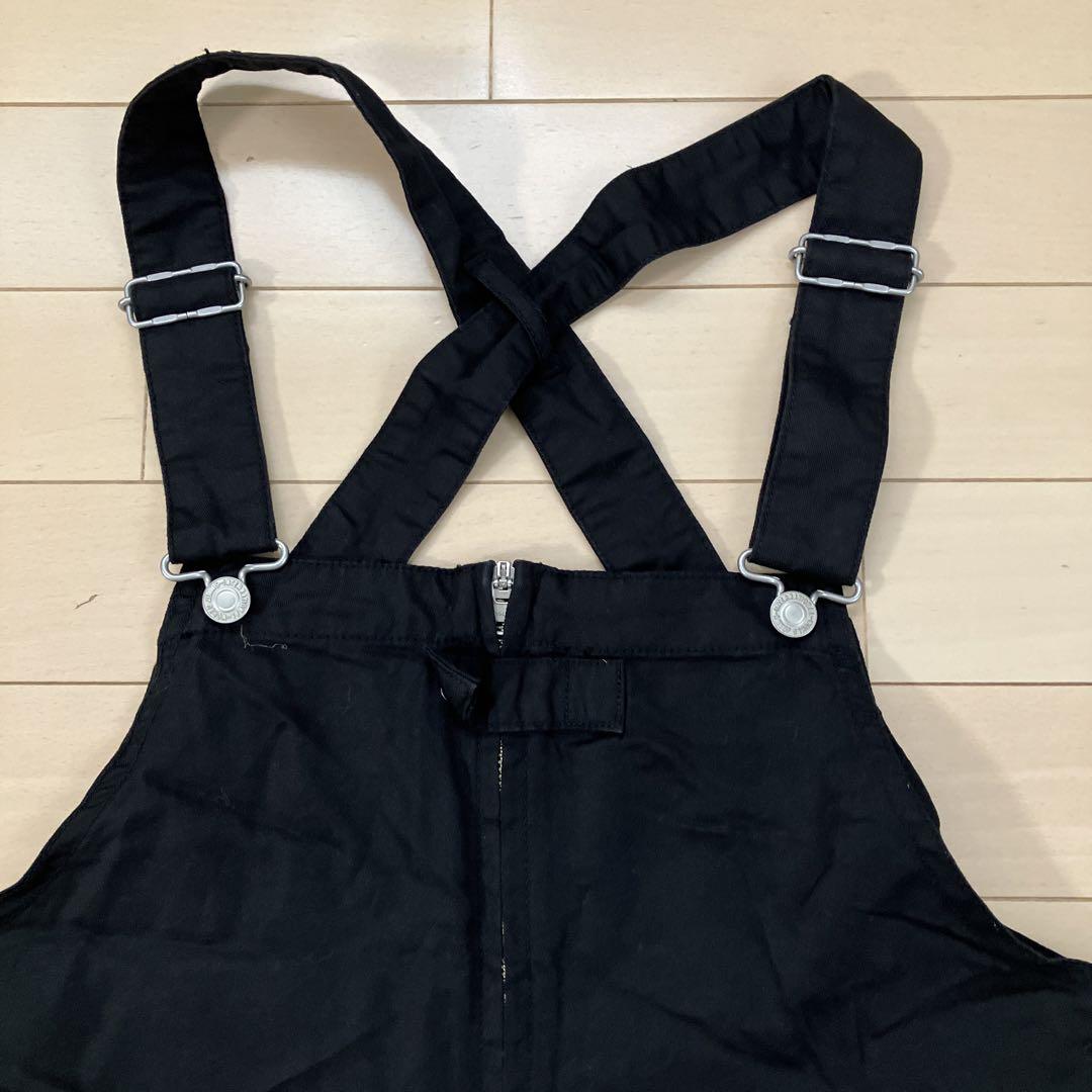 FASHIRU work overalls オーバーオール ブラック