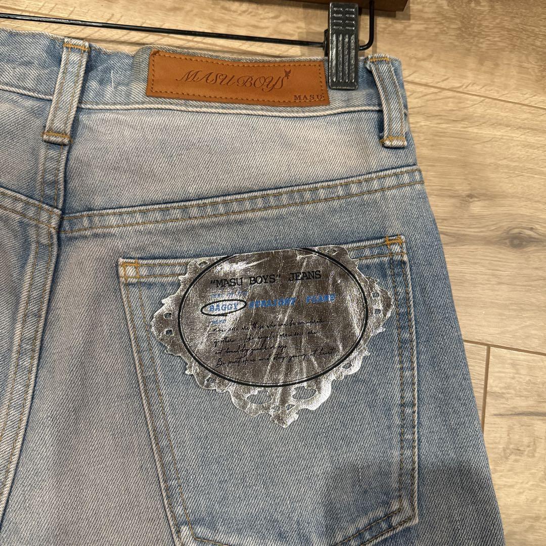 MASU BAGGY JEANS OVER DYE サイズ44