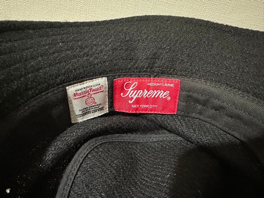 Supreme バケットハット Harris Tweed ClassicLogo Supreme バケットハット Harris Tweed ClassicLogo
