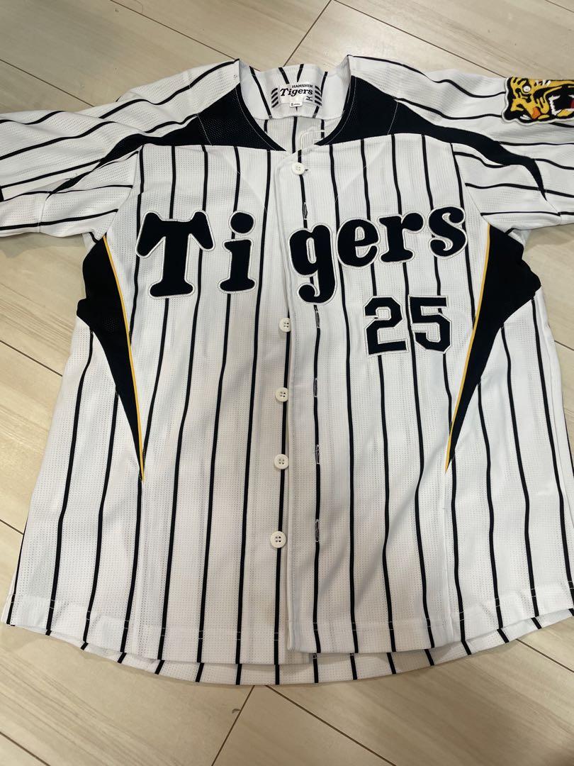 阪神タイガース ユニフォーム新井貴浩 25 Sサイズ - メルカリ