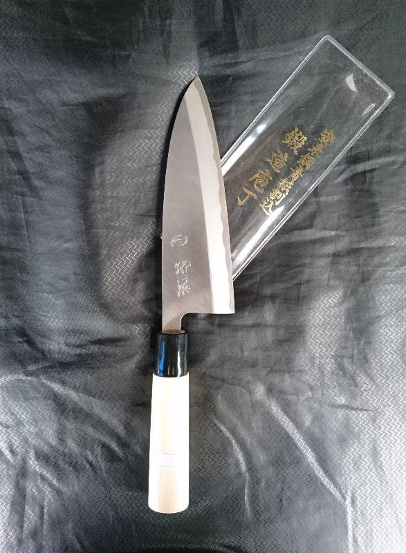 青紙鋼切れ味最高❗【新品】魚包丁 出刃包丁 ５寸５分 165㎜ 青紙二号鋼 手打