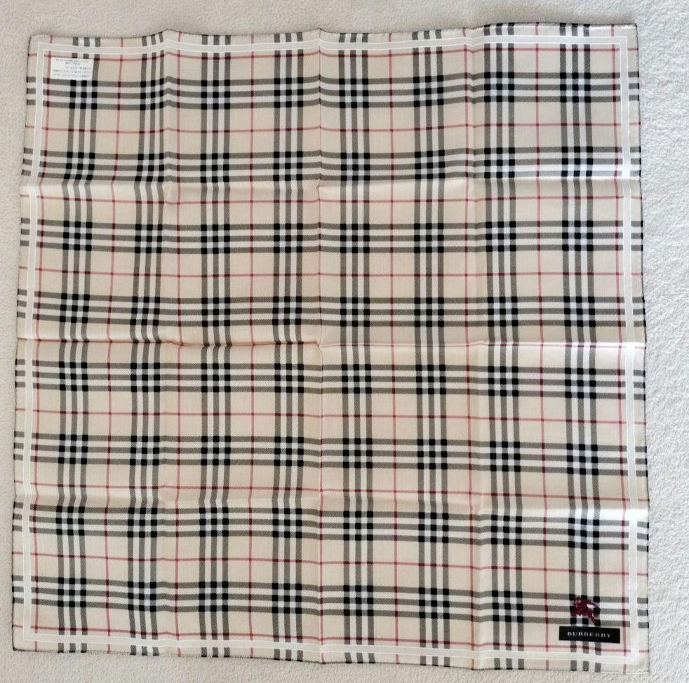 未使用品 バーバリー ハンカチ - メルカリ