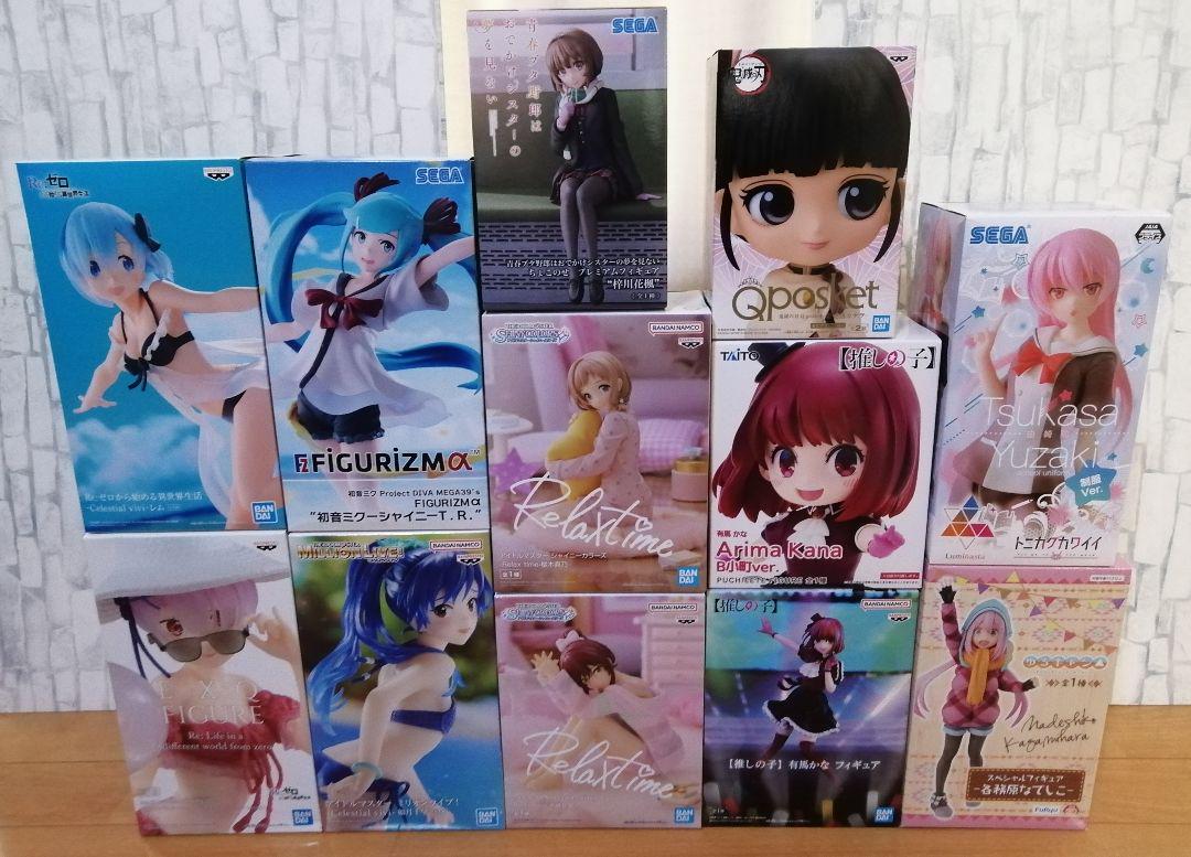 美少女フィギュア まとめ売り レム ラム 初音ミク 有馬かな 由崎司