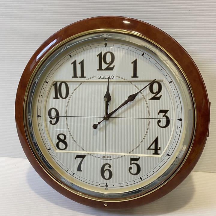 好評在庫 セイコー カラクリ時計 RE559H 壁掛け時計 電波時計 からくり SEIKO iZHlt-m87220968909 超歓迎特価