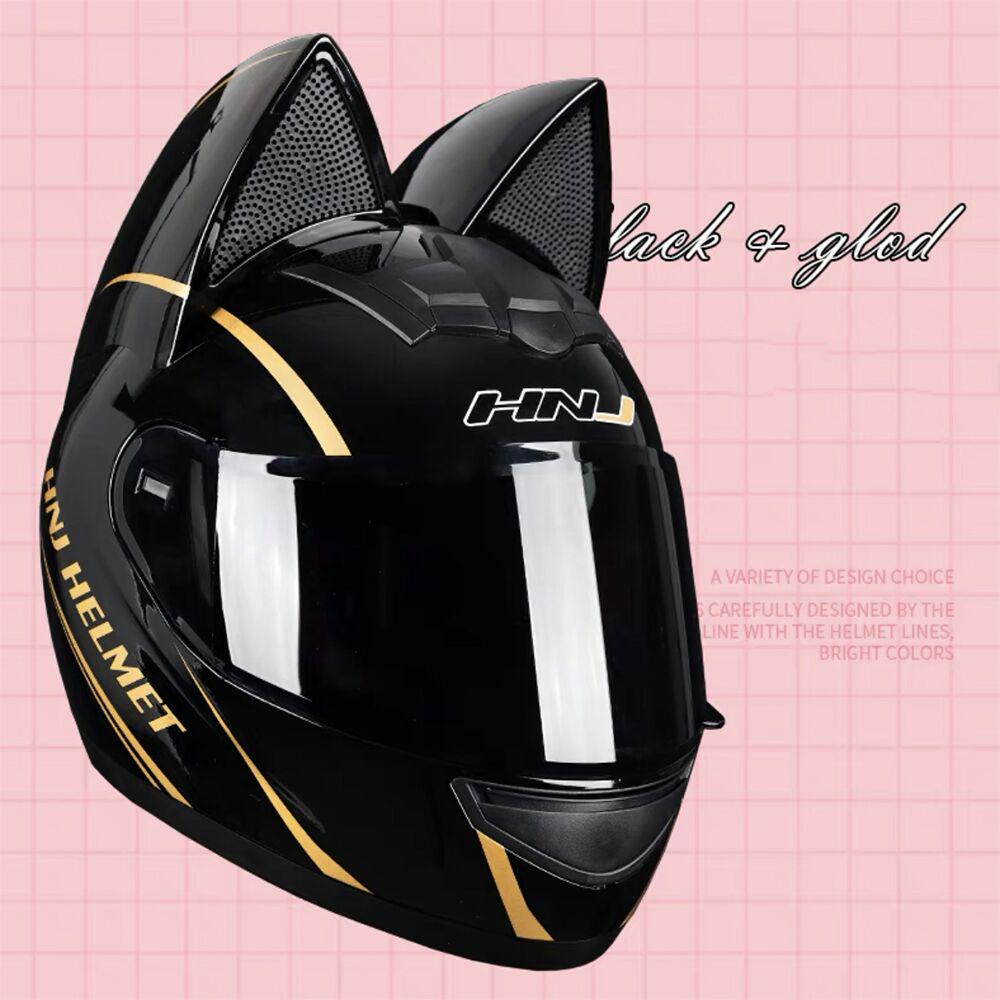 新品！猫耳 フルフェイスヘルメット バイク用 ヘルメット NO:6