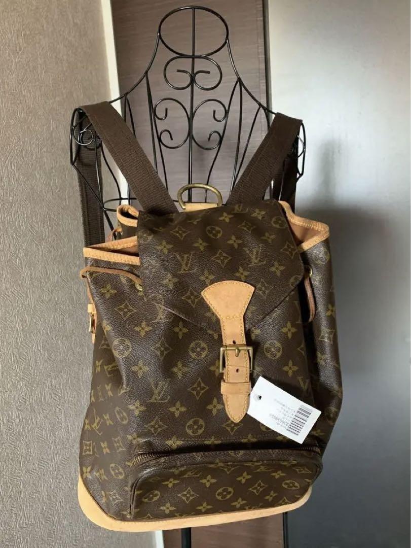 美品　正規品　 ルイヴィトン モンスリGM リュックバック　シリアルあり