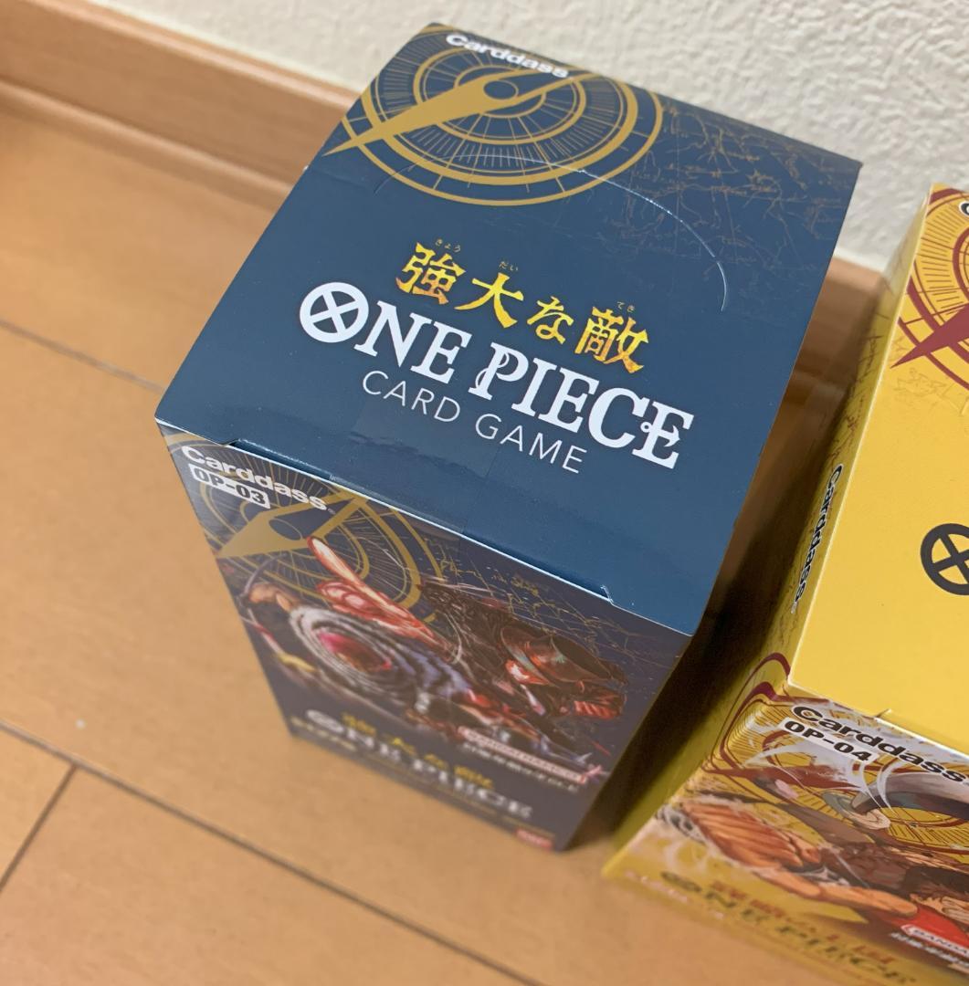 ✨ワンピースカード 新品未開封 box 強大な敵 テープ付き✨ ONE PIECEカードゲーム 強大な敵 5BOX 新品未開封 テープ付き
