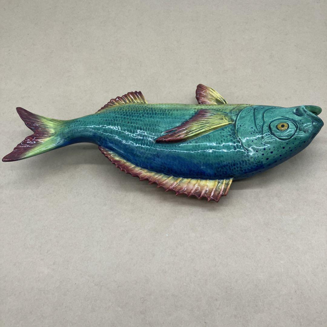 イギリス製　ミントン　MINON 陶器製 魚 オブジェ fish アンティーク