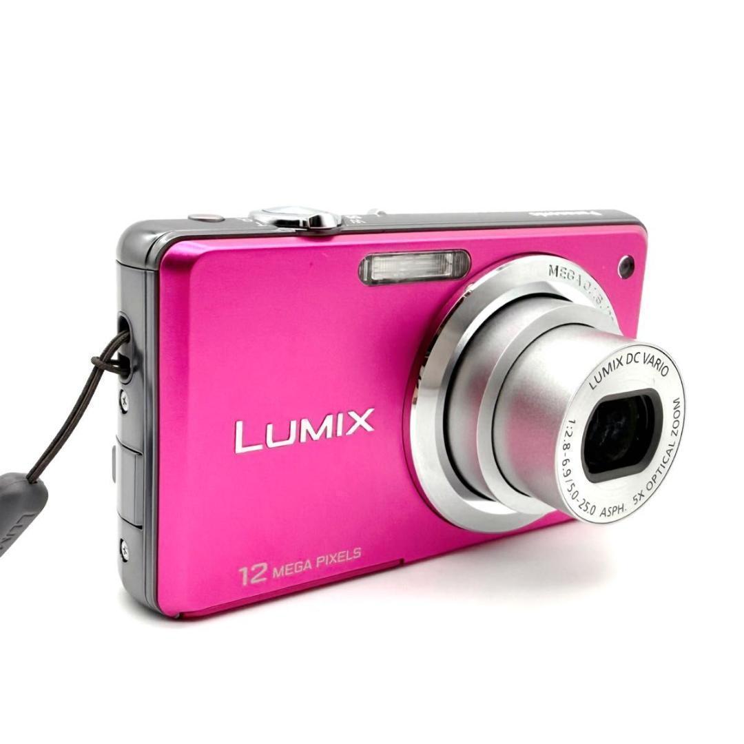 付属品完備✨パナソニック LUMIX DMC-FS10 デジタルカメラ ピンク