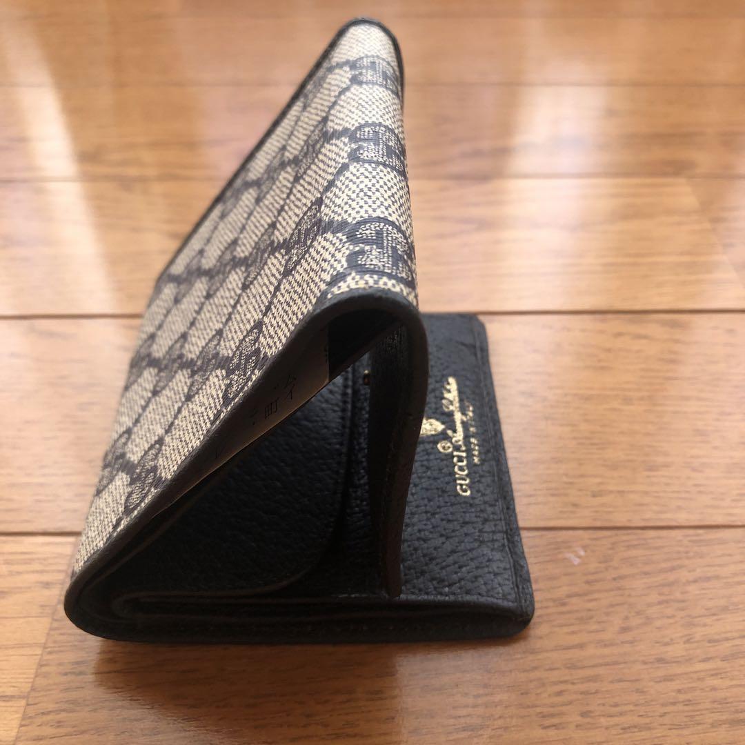 ヴィンテージ　GUCCI レディース三つ折り財布