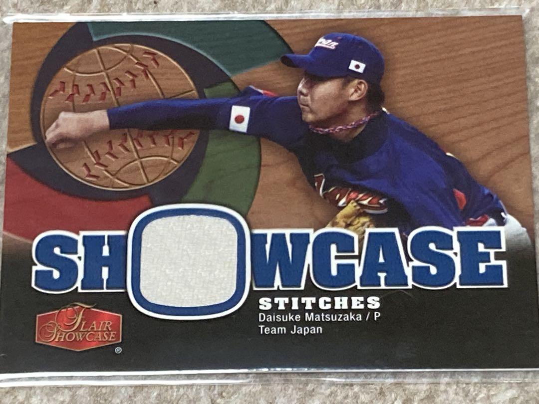 WBC 松坂大輔　MLB メジャー　ジャージーカード　二枚セット　おまけ付き