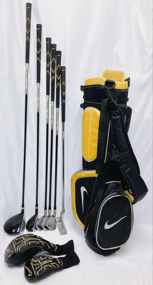 【良品】ナイキ SQ マッハスピード ジュニアゴルフセット 6本 Jr.