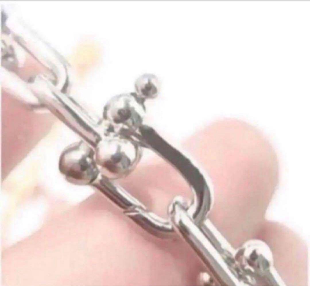✨最高級✨ハードウェア✨ネックレス✨シルバー✨グラデーション✨ブレスレット別売