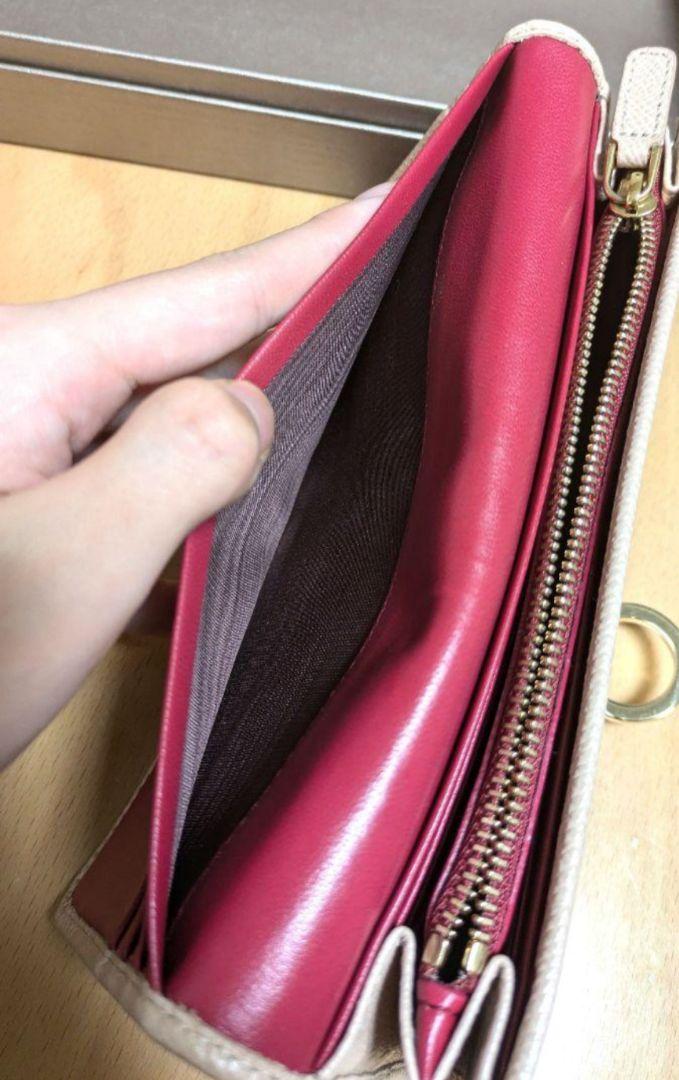 BVLGARI 長財布 ベージュ ピンク 正規品 ブルガリ