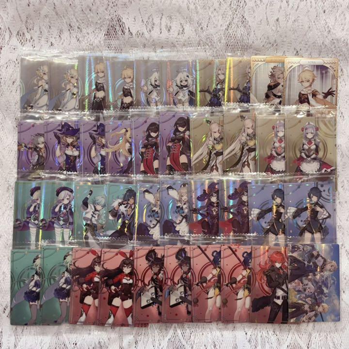 原神 ウエハース メタルカード 40枚セット 【59%OFF!】 売れ筋新商品 原神 ウエハース 1弾 ドラスパ以外コンプリート キャラクターグッズ